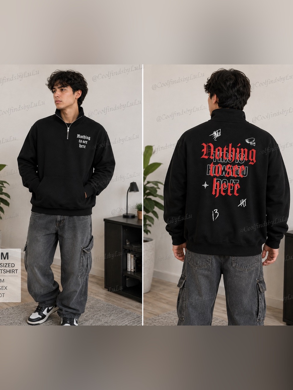 NWOT H&M Oversized Sweatshirt Size: Medium (Unisex)